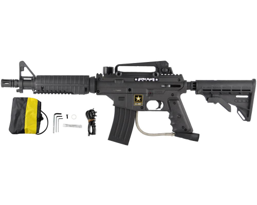 Tippmann US Army Alpha Black Elite Tactical Paintball Marker - Black