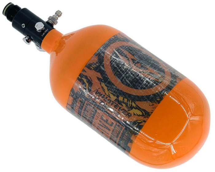 Valken Zero G Lightweight 68/4500 Compressed Air Paintball Tank - Orange