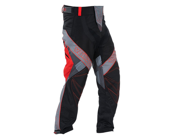 2015 Valken Redemption Vexagon Paintball Pants - Red/Grey