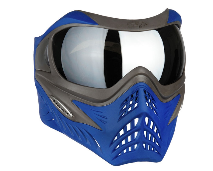 V-Force Grill Mask - Azure w/ Mirror Silver Lens