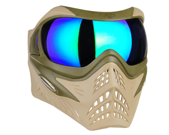 V-Force Grill Mask - Desert Tan (Swamp) w/ Kryptonite HDR Lens