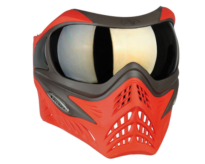 V-Force Grill Mask - Scarlet w/ Mirror Gold Lens