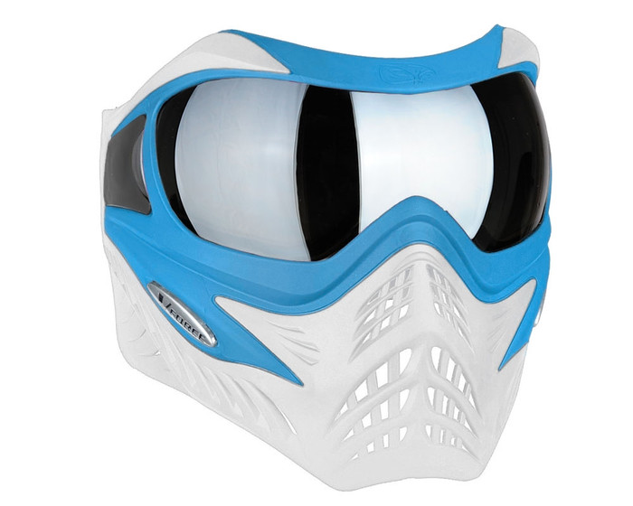 V-Force Grill Mask - SE - Blue/White w/ Quicksilver HDR Lens