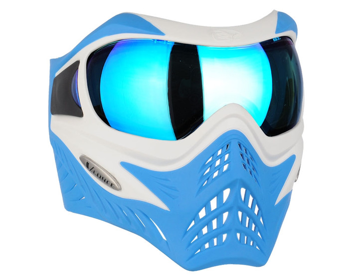 V-Force Grill Mask - SE White/Blue w/ Pulsar HDR Lens