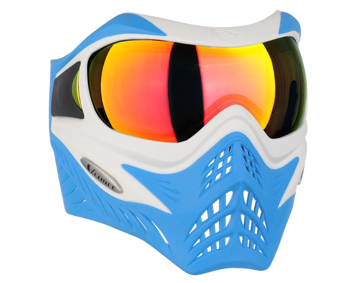 V-Force Grill Mask - SE White/Blue w/ Supernova HDR Lens