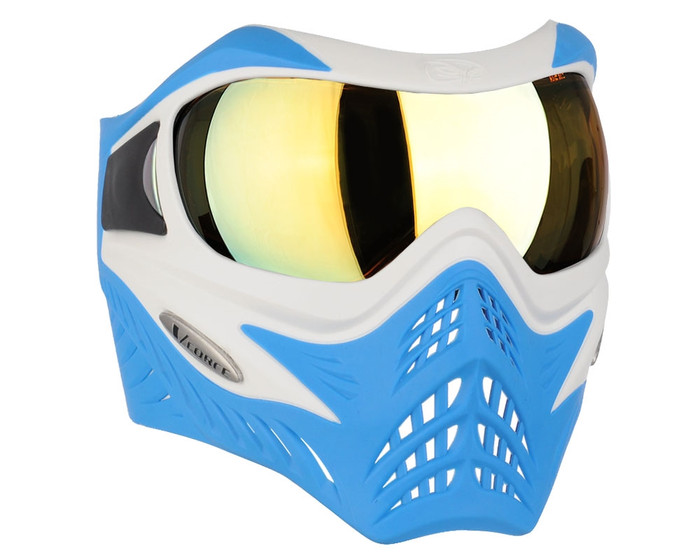 V-Force Grill Mask - SE White/Blue w/ Titan HDR Lens