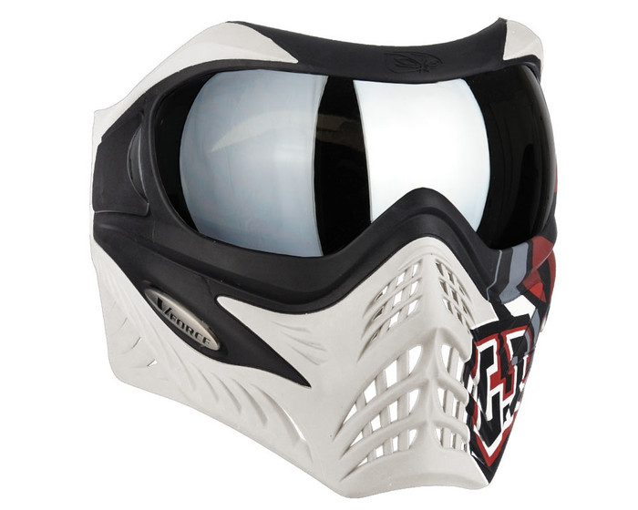 V-Force Grill Mask - SE GI Logo White- Mercury HDR Lens