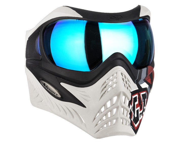 V-Force Grill Mask - SE GI Logo White - Pulsar HDR Lens