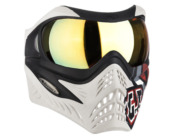 V-Force Grill Mask - SE GI Logo White - Titan HDR Lens