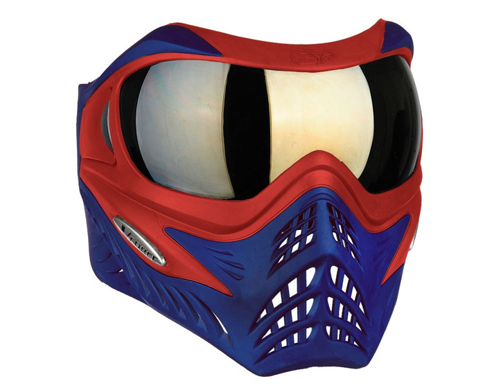 V-Force Grill Mask - Spiderman w/ Gold Mirror Lens