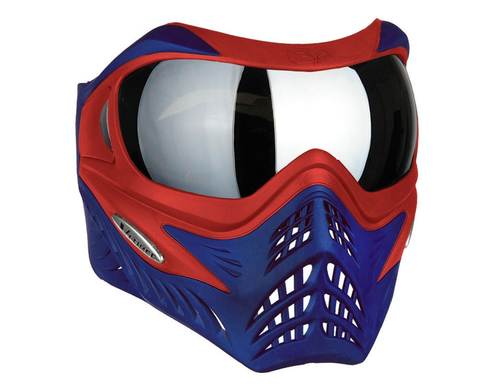 V-Force Grill Mask - Spiderman w/ Silver Mirror Lens