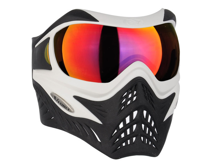 V-Force Grill Mask - White/Black w/ Metamorph HDR Lens