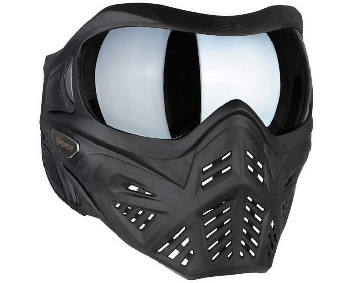 V-Force Grill 2.0 Mask - Black/Black w/ Mercury HDR Lens