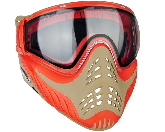 V-Force Profiler Paintball Mask - Red/Tan (Sunfire)