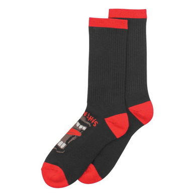 Santa Cruz Screaming Crew Socks - Black - Men's Socks (2 Pairs