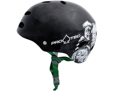 Pro-Tec Ace SXP Helmet - Gloss Black Zombies - Skateboard Helmet