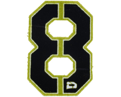 Push Division Velcro Patch - Number 8 - Lime