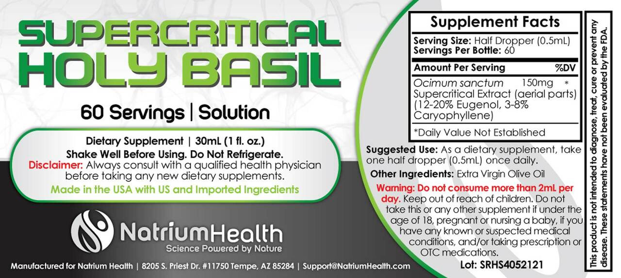 Supercritical Holy Basil Solution 12 20 Eugenol 3 8