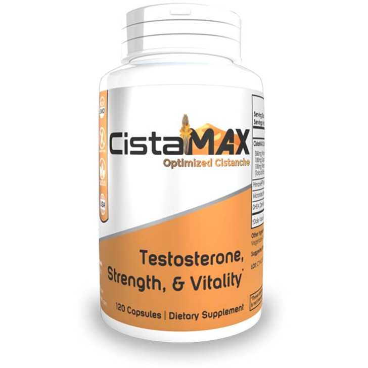 CistaMAX Capsules | Optimized Cistanche | Testosterone, Mood, & Vitality