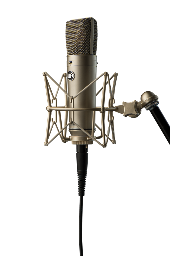 Warm Audio WA87 Condenser Microphone - Offset Front Facing in Shockmount