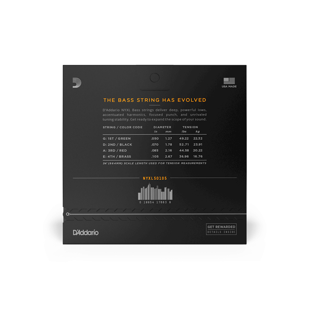D'Addario NYXL Bass Strings 50105 Long Scale