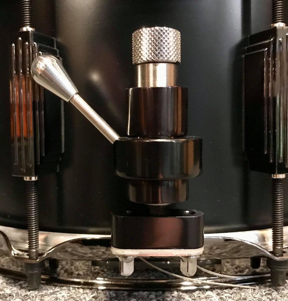 WFL III USA 6.5″ x 14″ Brass Snare - Matte Black, Black Nickel Hardware