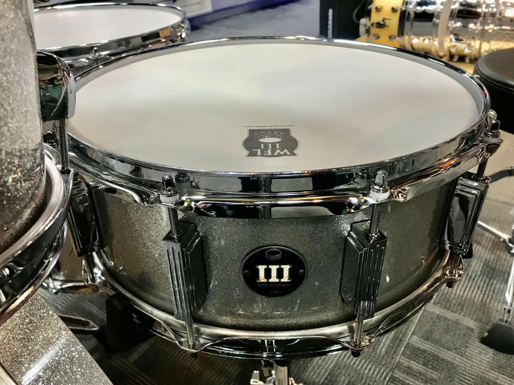 5.5 x 14 Generations Maple Snare - Silver Sparkle 