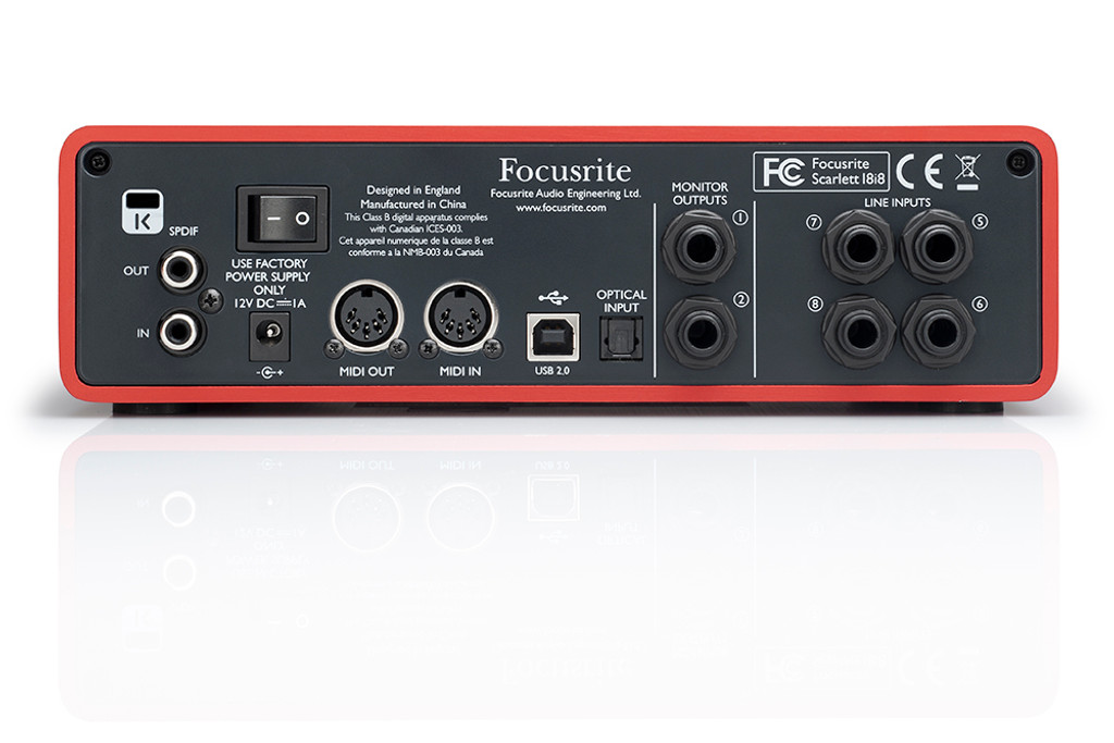 FOCUSRITE Scarlett 18i8  USB Audio Interface (Gen 3)