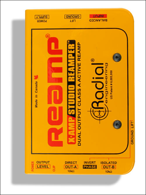 Radial X-Amp Active Re-Amping Box - Big Dudes Music City