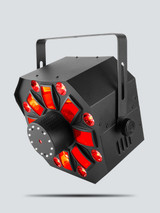 CHAUVET SWARMWASHFX 4 in 1 LED With RGBAW Rotating Derby, RGB+UV Wash, Red / Green Laser And Ring O