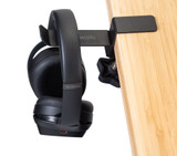 Gator Frameworks Headphone Hanger for Desks (GFW-HP-HANGERDESK), Black