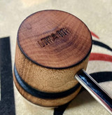 Low Boy Lightweight Felt Daddy Beater - Scorched with Black Stripe (110-002828-0002-01)