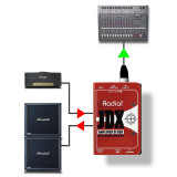 Radial JDX Guitar Amp DI With Speaker Emulation and Reactive Load Technology