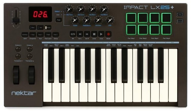 Nektar Impact LX25+ Keyboard Controller - Big Dude's Music City