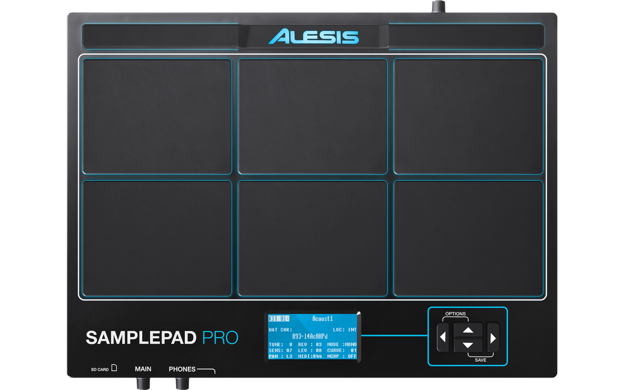 ALESIS SAMPLEPAD PRO マウント機材セット 大量の自作音源付き Alesis Sample Pad Pro- Big Dudes Music City