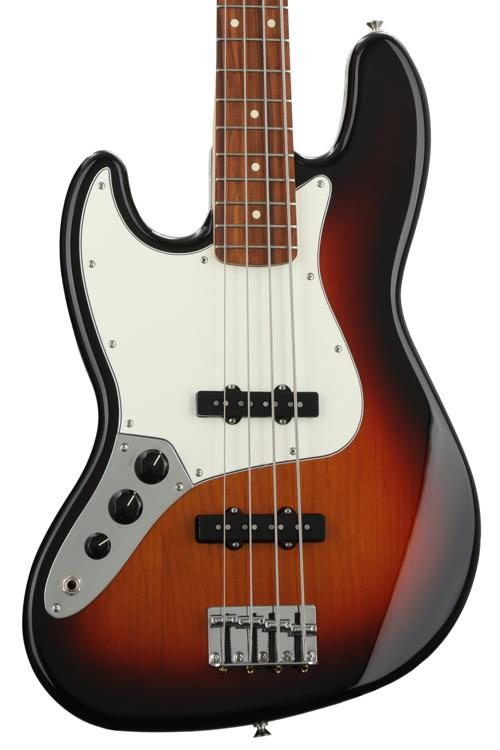 Fender Player Jazz Bass- 3 Color Sunburst (Left Handed) - Big 