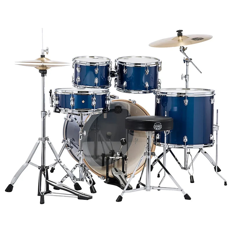 Mapex Venus - Complete 5pc Drum KIt - Blue Sky Sparkle