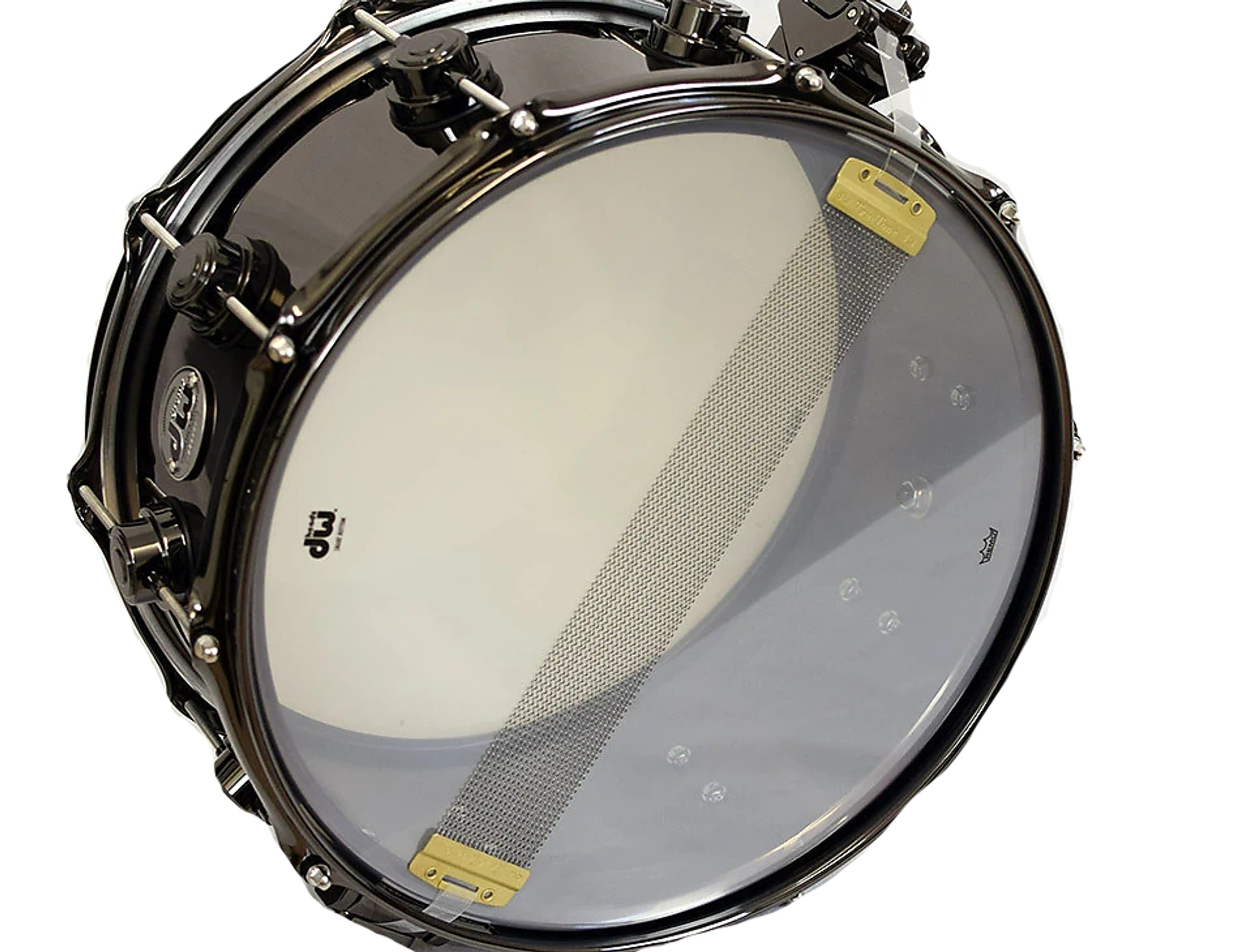 Collectors Black Nickel over Brass 6.5 x 14 Snare with Black Nickel Hardware