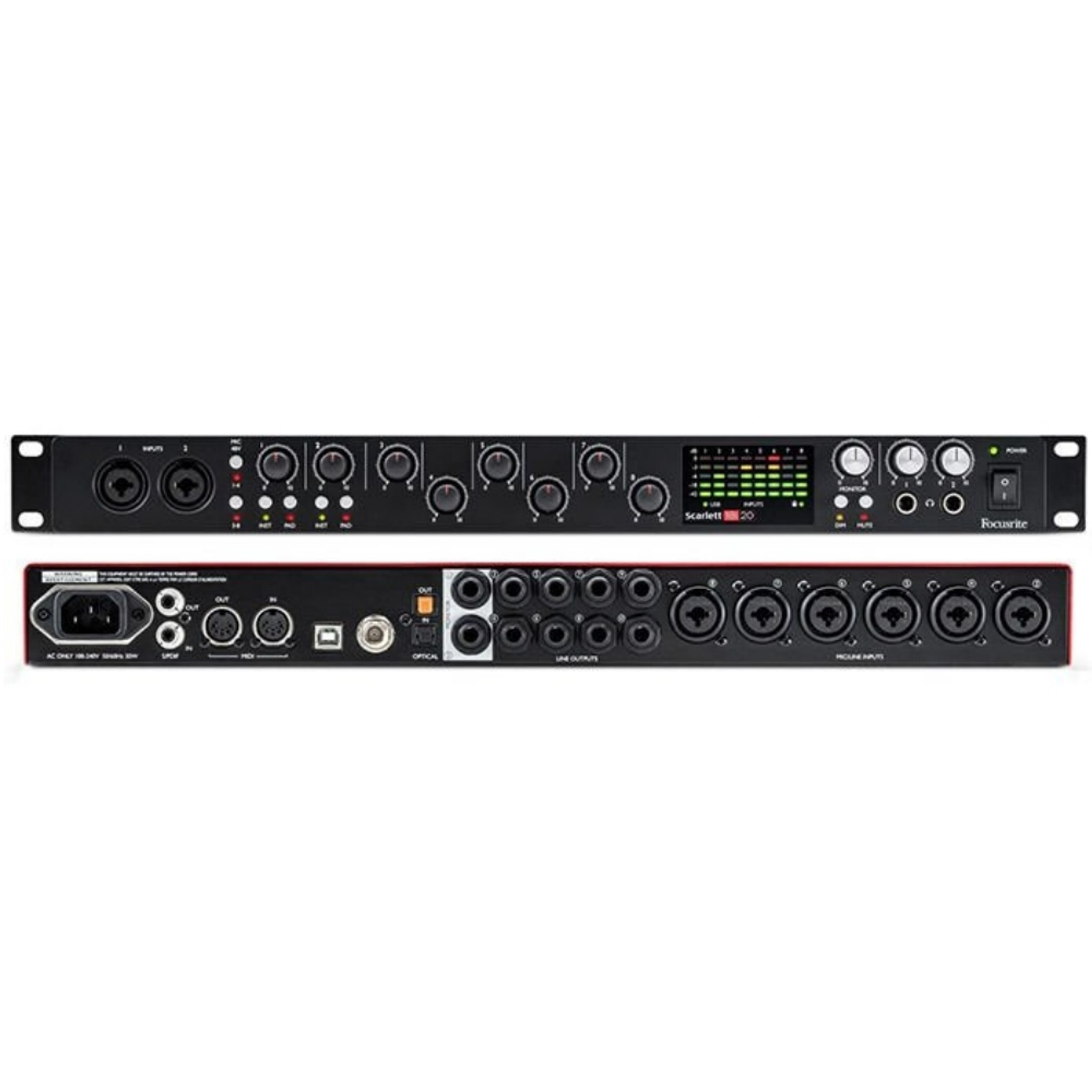 FOCUSRITE Scarlett 18I20 18 input, 20 output USB 2.0 audio interface (Gen 3)