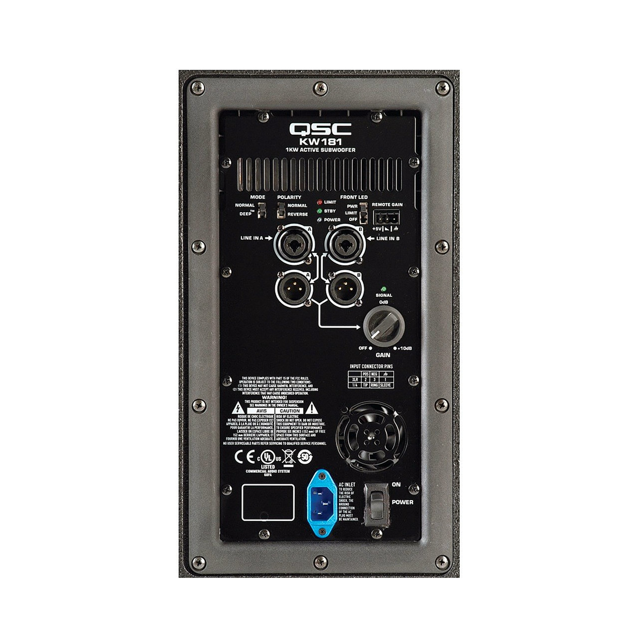 qsc kw181 pole