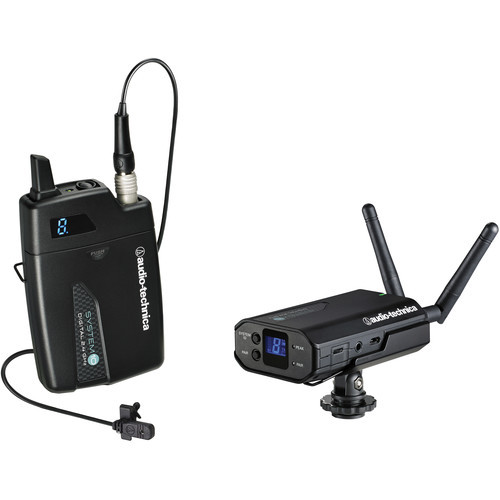 Audio-Technica ATW1701L Portable Camera Mount Wireless Lavalier System 