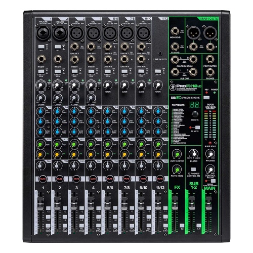 ③PRO FX12 v3 12チャンネルミキサー Mackie Profx12V3 12-Channel Mixer with USB - Big Dude's Music City