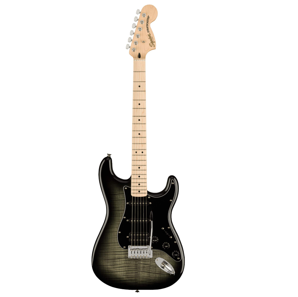 Squier by Fender STRAT Blackie ストラトブラック Squier - Affinity Strat Black Electric Guitar with free set