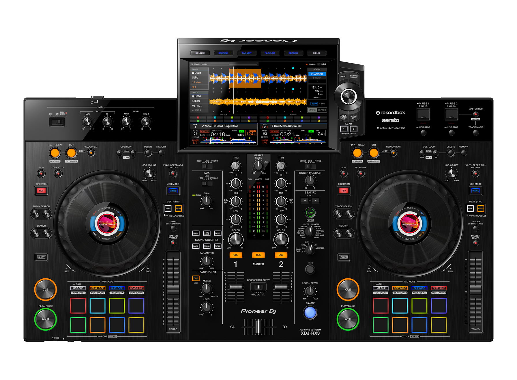 PIONEER XDJ-RX3 (2) Channel performance all-in-one DJ system