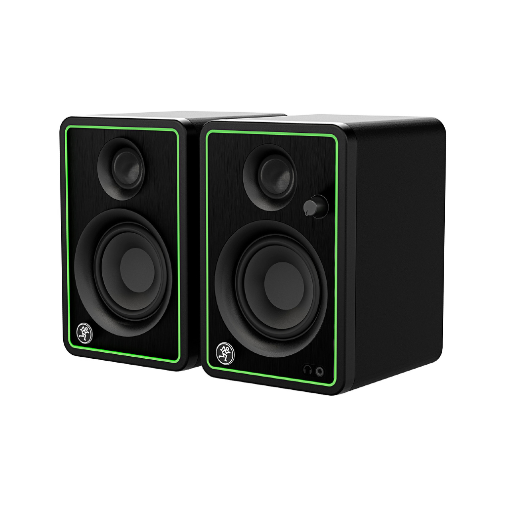 MACKIE CR3-XBT 本体とスピーカーケーブル2点 締まった音の背面バスレフポート2-Way Bluetoothスピーカー』 MACKIE