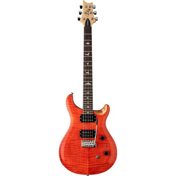 PRS SE Custom24 レッド PRS SE Custom 24 Electric Guitar - Quilt Blood Orange