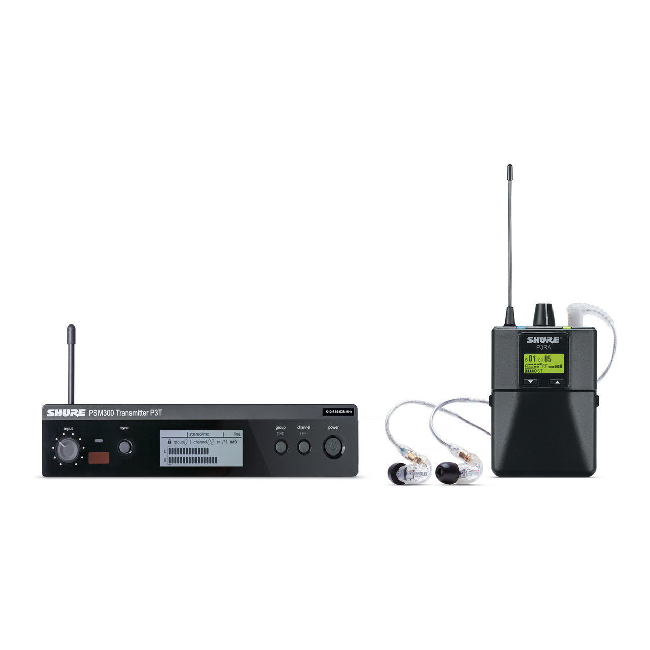 Personal In Ear Monitor System Shure P3TRA215CL - Big Dudes Music City