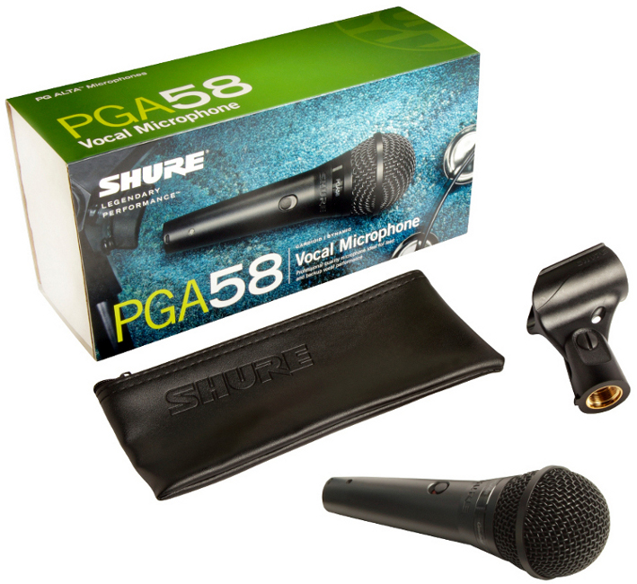 Shure PGA58LC Vocal Microphone - Big Dudes Music City