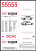 4-Part Valet BARCODED Parking Ticket 3 x 8-1/2