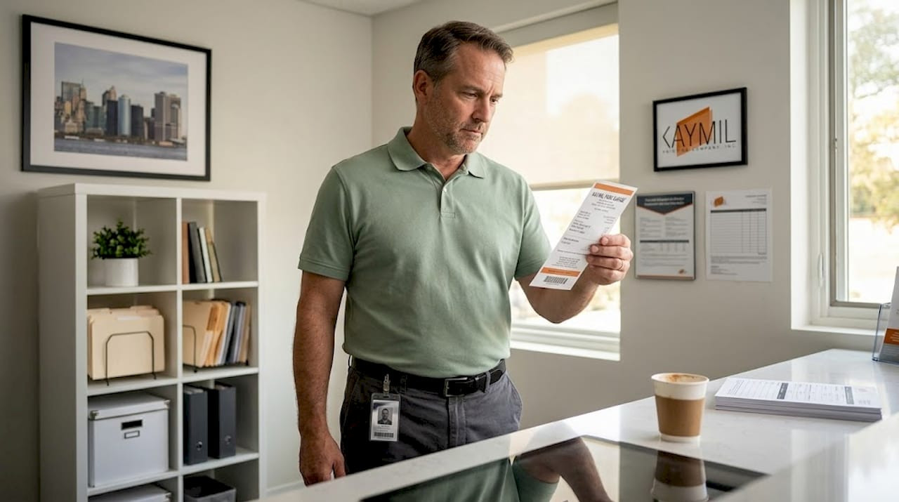 Garage parking receipt explained for facility managers